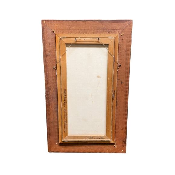 Eugene Schmidt Santa Barbara Oil on Canvas Sailboat Painting -Framed - Picture 5 of 6